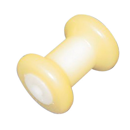 C.H. YATES C.H. Yates 410Y-4 Yellow Plastic Spool Roller - 4 in. x 0.5 in. 410Y-4